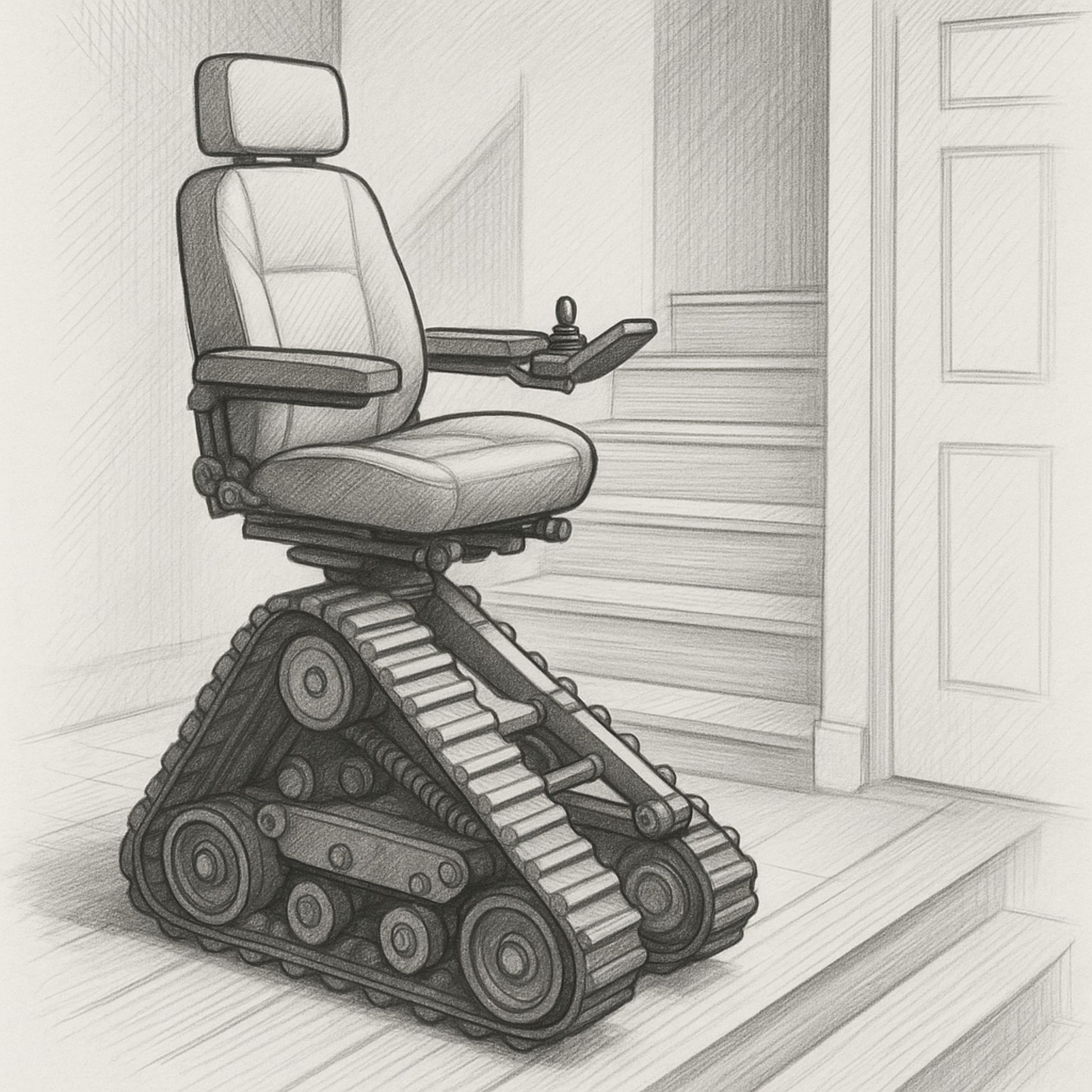 E-Track stair and terrain concept